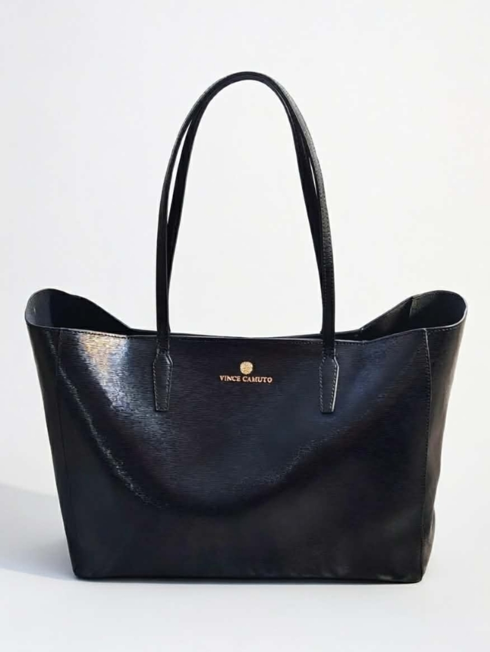 Vince Camuto Black Leather Tote + House of Harlow Necklace Gift Set Mother’s Day